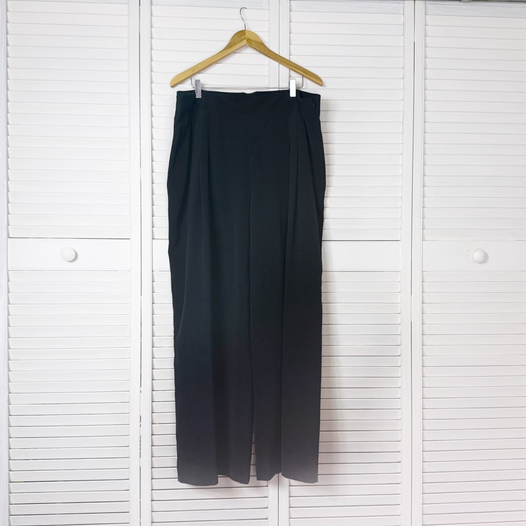 Lafayette 148 Wide Leg Silk Trousers